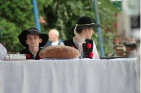 Korowód dożynkowy w Wiśle