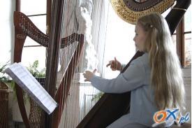 Herbatka z harfą w Cieszynie