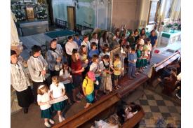 Występ Misyjnej Jutrzenki w kościele ap Piotra i Pawła 