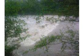 Powódź: Skoczów, Harbutowice
