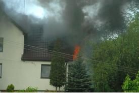 Górki Wielkie: Pożar strawił dom