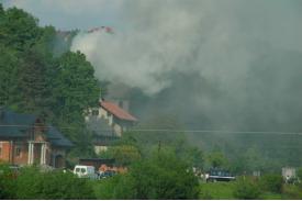 Górki Wielkie: Pożar strawił dom