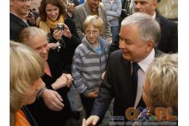Prezydent Kaczyński w Cieszynie