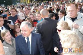 Prezydent Lech Kaczyński w Wiśle