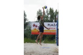 Plaża 2009 - Turniej siatkówki plażowej.