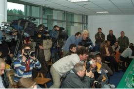 Konferencja prasowa i pierwsze skoki w Wiśle