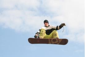 Zawody snowboardowe w Cieszynie