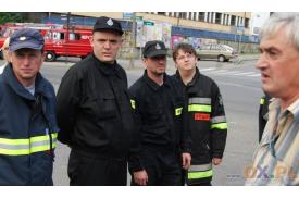 Ćwiczenia polskich i czeskich strażaków