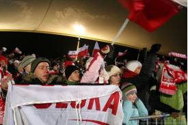Kibicowanie w wiślańskim amfiteatrze 