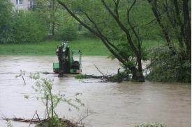 Powódź: 17 maj 2010 Cieszyn