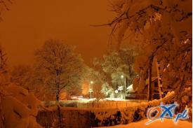 Zimowy wieczór w Cieszynie