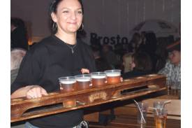 Żywiec na śniegu w Wiśle