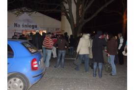Żywiec na śniegu w Wiśle