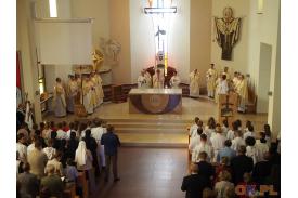 Poświęcenie kościoła w Skoczowie na Górnym Borze