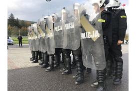 Ćwiczenia pododdziałów zwartych Policji