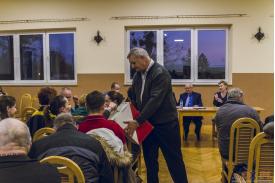 Sprawozdawczo-wyborcze zebranie wiejskie w Dębowcu