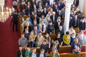 Nabożeństwo rodzinne w Skoczowie