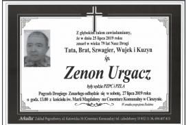 Zmarł Ś. P. Zenon Urgacz