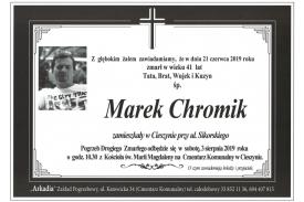 Zmarł Ś.P Marek Chromik