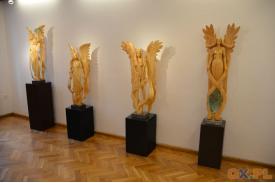 Wernisaż wystawy Andrzeja Borgieła '' Sacrum w drewnie rzeźbione ''