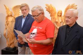 Wernisaż wystawy Andrzeja Borgieła '' Sacrum w drewnie rzeźbione ''
