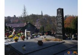Cmentarz Ewangelicki w Cieszynie w dniu Wszystkich Świętych