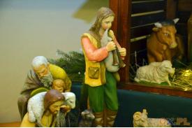 Bożonarodzeniowa szopka w Kościele Wniebowzięcia NMP w Kisielowie