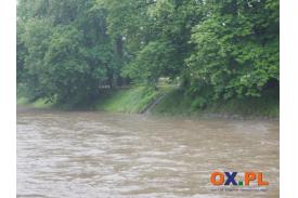 Aktualizacja - Wysokie stany wody w lokalnych rzekach