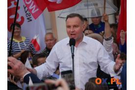 Andrzej Duda w Skoczowie (zdjęcia)