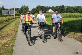 Rajd rowerowy w gminie Strumień 