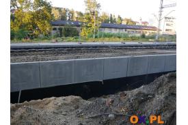  Postęp prac remontowych  linii kolejowej