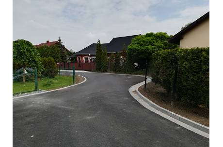 Bąków: ul. Radości przebudowana - Fot. UG Strumień
