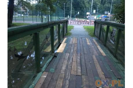Nadzór nad stanem technicznym obiektów wokół  Campingu Olza sprawuje dzierżawca / fot. MSZ