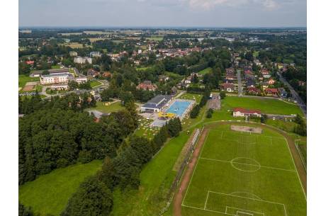 Widok na stadion w Strumieniu. Fot: archiwum UM Strumień