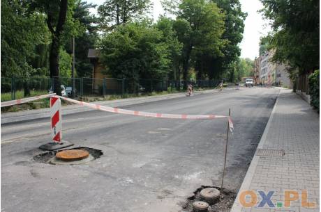 Dodatkowe utrudnienia na ul. Solnej w Cieszynie / fot. MSZ