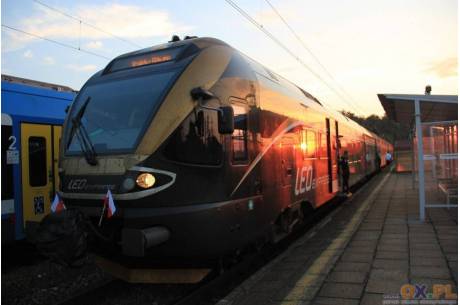 Leo express na stacji w Zebrzydowicach. Fot: PL