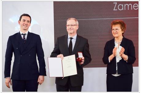 Wręczenie nagrody dla Zamku / fot. mat. pras. 