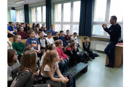 lekcja o mowie nienawiści w SP2 / fot. Gazeta Ustrońska