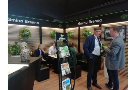 Stoisko Gminy Brenna na Europejskim Kongresie Gospodarczym / źródło: facebook.com/brenna.gmina