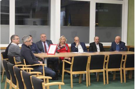 Najwięksi przedsiębiorcy wspólnie w Klubie, który wznowił działalność fot. powiat.cieszyn.pl