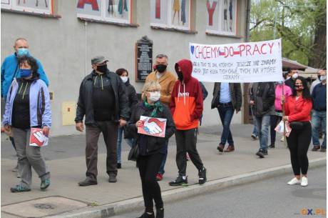 Cieszyński protest z 25.04.2020 /fot. arc.ox.pl