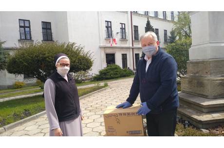 Podkłady przekazał pastor Karol Macura, proboszcz drogomyskiej parafii. Źródło: facebook.com/parafiaewdrogomysl