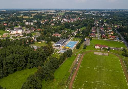 Widok na stadion w Strumieniu. Fot: archiwum UM Strumień